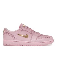 Женские кроссовки Jordan 1 Low Method of Make Perfect Pink (W)