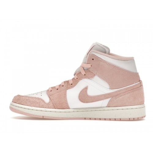 Кроссы Jordan 1 Mid SE Legend Pink - мужская сетка размеров