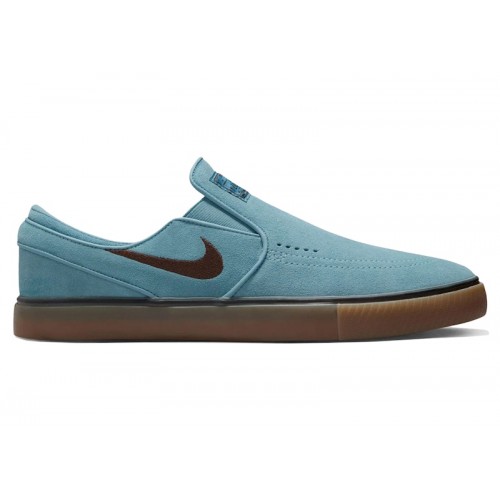 Кроссы Nike SB Stefan Janoski+ Slip Denim Turquoise - мужская сетка размеров