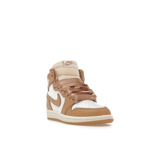 Кроссы Jordan 1 Retro High OG Praline (PS) - подростковая сетка размеров
