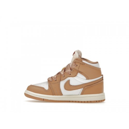 Air Jordan 1 Retro High OG TD Praline - детская сетка размеров