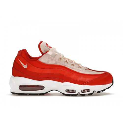 Кроссы Nike Air Max 95 Picante Red - мужская сетка размеров