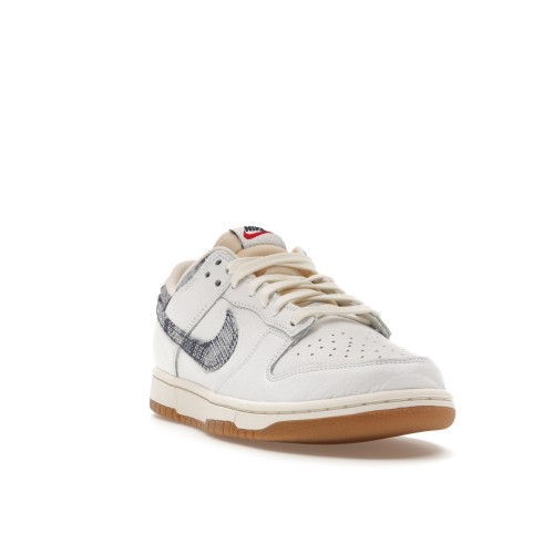 Кроссы Nike Dunk Low New Americana Washed Denim - мужская сетка размеров