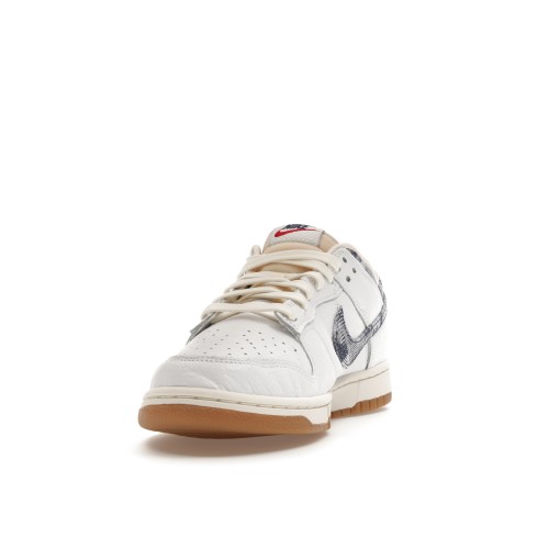 Кроссы Nike Dunk Low New Americana Washed Denim - мужская сетка размеров