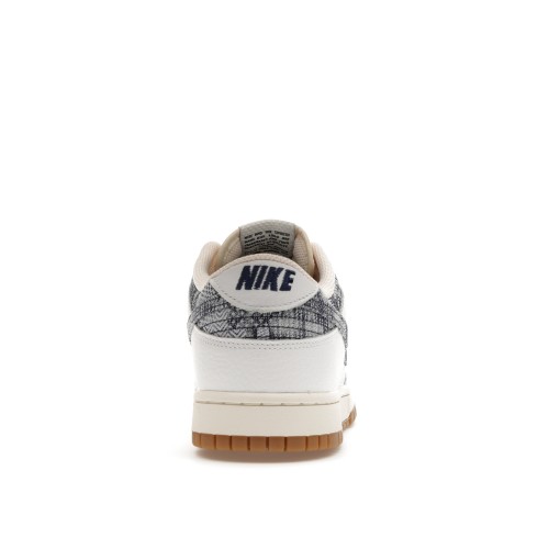 Кроссы Nike Dunk Low New Americana Washed Denim - мужская сетка размеров