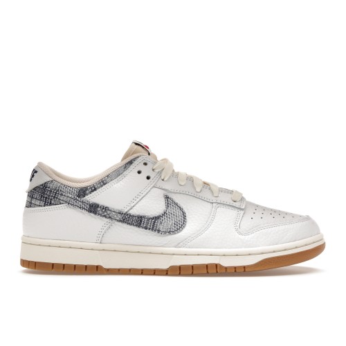 Кроссы Nike Dunk Low New Americana Washed Denim - мужская сетка размеров