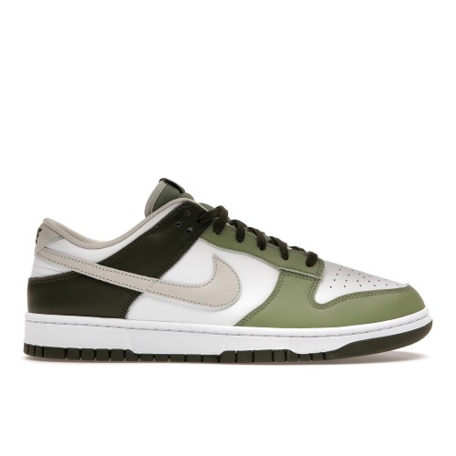 Кроссы Nike Dunk Low Oil Green Cargo Khaki - мужская сетка размеров