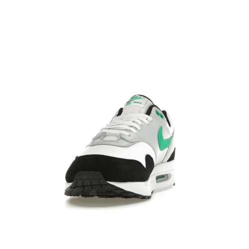 Кроссы Nike Air Max 1 White Black Stadium Green - мужская сетка размеров