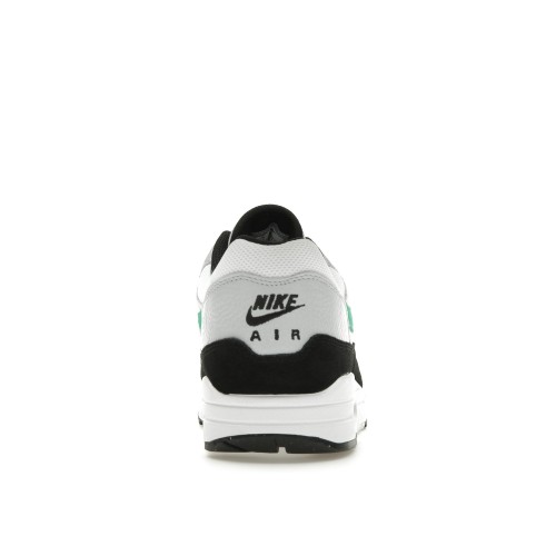 Кроссы Nike Air Max 1 White Black Stadium Green - мужская сетка размеров