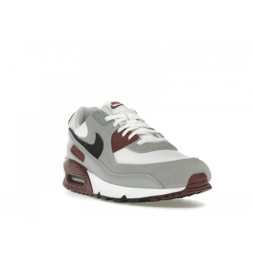 Кроссы Nike Air Max 90 Dark Team Red - мужская сетка размеров