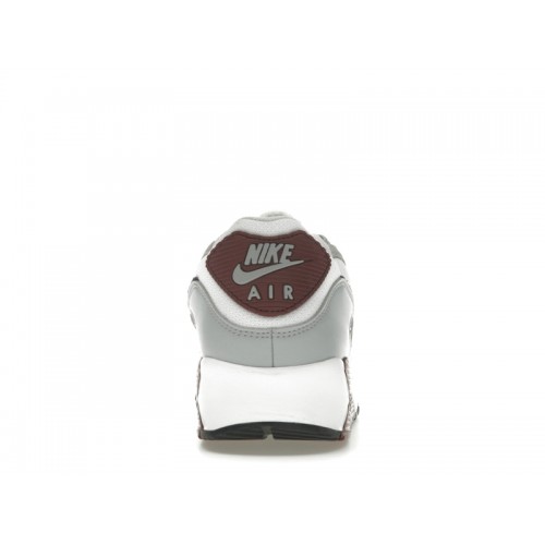 Кроссы Nike Air Max 90 Dark Team Red - мужская сетка размеров