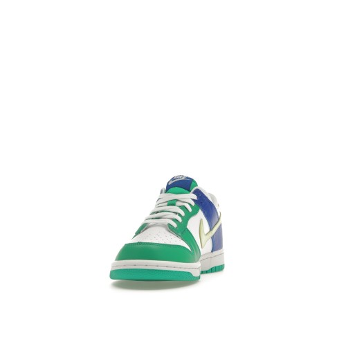 Кроссы Nike Dunk Low Stadium Green Game Royal (GS) - подростковая сетка размеров