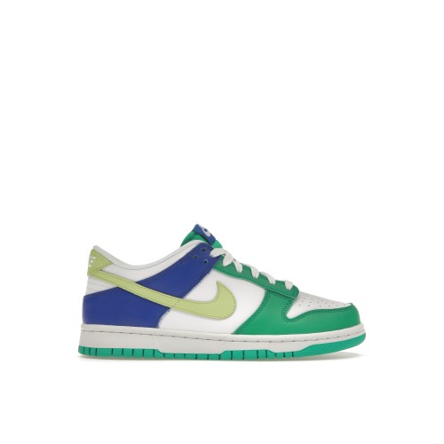 Кроссы Nike Dunk Low Stadium Green Game Royal (GS) - подростковая сетка размеров