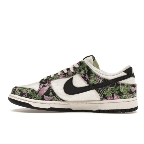 Кроссы Nike Dunk Low Floral Tapestry (W) - женская сетка размеров