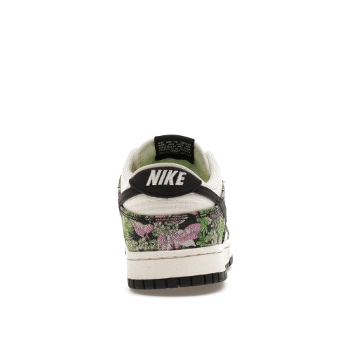 Кроссы Nike Dunk Low Floral Tapestry (W) - женская сетка размеров