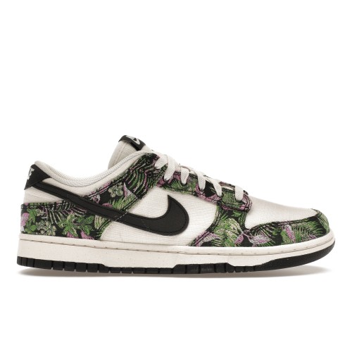 Кроссы Nike Dunk Low Floral Tapestry (W) - женская сетка размеров