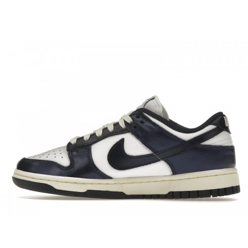 Кроссы Nike Dunk Low PRM Vintage Navy (W) - женская сетка размеров