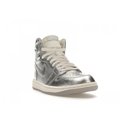 Кроссы Jordan 1 Retro High OG Chrome (W) - женская сетка размеров