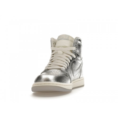 Кроссы Jordan 1 Retro High OG Chrome (W) - женская сетка размеров