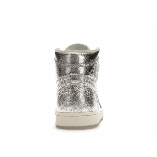 Кроссы Jordan 1 Retro High OG Chrome (W) - женская сетка размеров