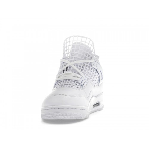 Кроссы Jordan 4 Retro Net White (W) - женская сетка размеров