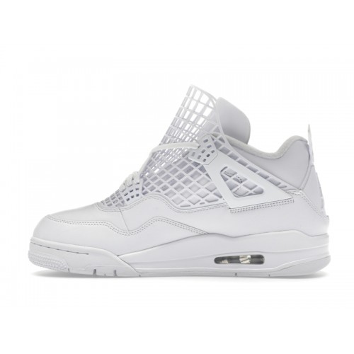 Кроссы Jordan 4 Retro Net White (W) - женская сетка размеров