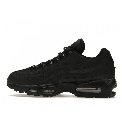 Кроссы Nike Air Max 95 Jewel Triple Black - мужская сетка размеров