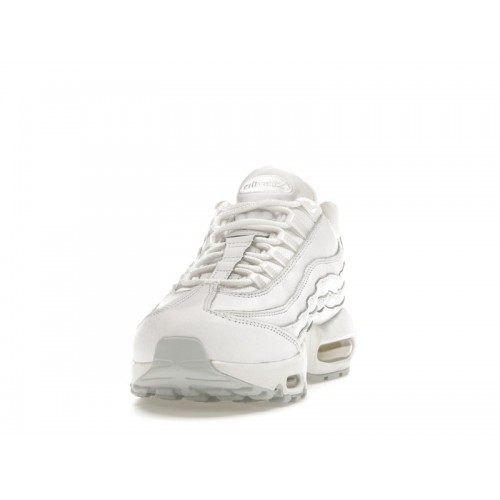 Кроссы Nike Air Max 95 Jewel Triple White - мужская сетка размеров