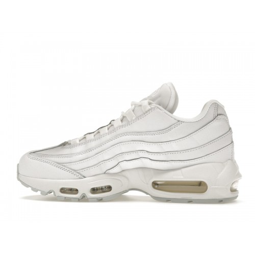 Кроссы Nike Air Max 95 Jewel Triple White - мужская сетка размеров