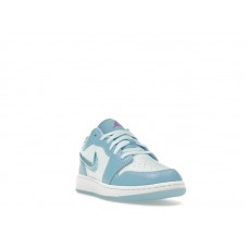 Подростковые Jordan 1 Low SE Aquarius Blue (GS)