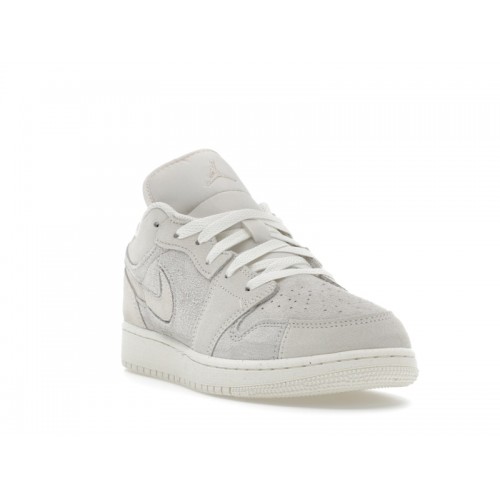 Air Jordan 1 Low SE Craft GS Pale Ivory - подростковая сетка размеров