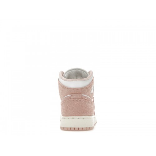 Кроссы Jordan 1 Mid SE Legend Pink (GS) - подростковая сетка размеров