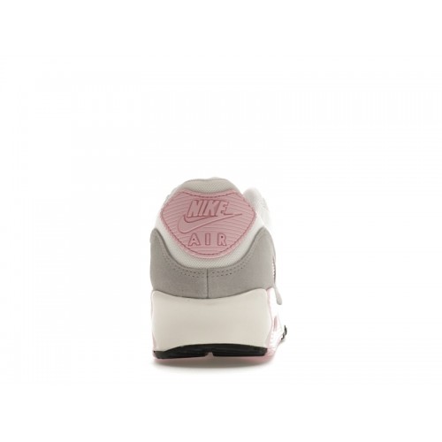Кроссы Nike Air Max 90 Athletic Department White Pink (W) - женская сетка размеров