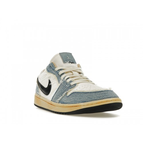 Кроссы Jordan 1 Low SE WRMK Sashiko Denim - мужская сетка размеров