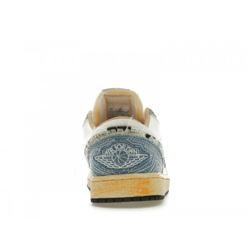 Кроссы Jordan 1 Low SE WRMK Sashiko Denim - мужская сетка размеров