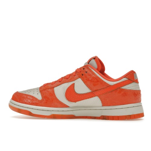 Кроссы Nike Dunk Low Cracked Orange (W) - женская сетка размеров