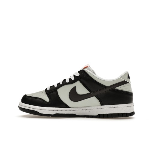 Кроссы Nike Dunk Low Black Bright Mandarin Mini Swoosh (GS) - подростковая сетка размеров