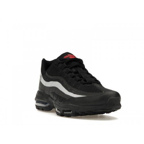 Кроссы Nike Air Max 95 Ultra Black Picante Red - мужская сетка размеров