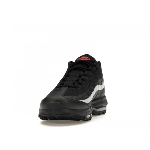 Кроссы Nike Air Max 95 Ultra Black Picante Red - мужская сетка размеров