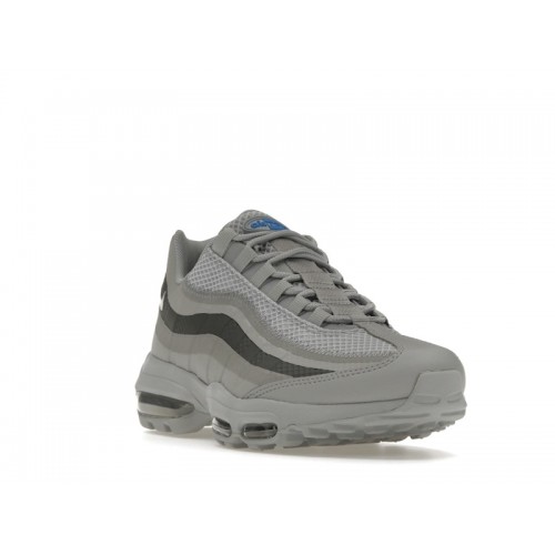 Кроссы Nike Air Max 95 Ultra Grey Photo Blue - мужская сетка размеров