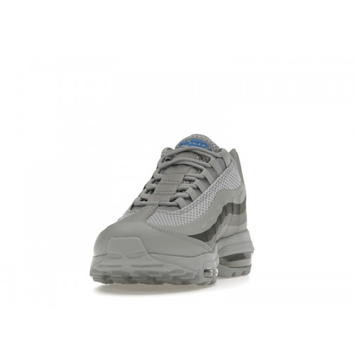 Кроссы Nike Air Max 95 Ultra Grey Photo Blue - мужская сетка размеров