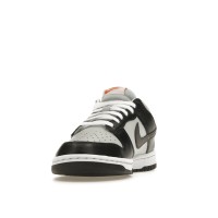 Кроссовки Nike Dunk Low Black Total Orange Mini Swoosh