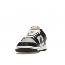 Кроссовки Nike Dunk Low Black Total Orange Mini Swoosh