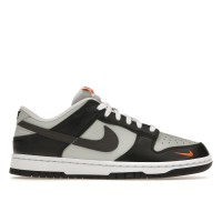 Кроссовки Nike Dunk Low Black Total Orange Mini Swoosh