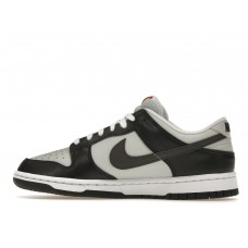 Кроссовки Nike Dunk Low Black Total Orange Mini Swoosh