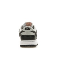 Кроссовки Nike Dunk Low Black Total Orange Mini Swoosh