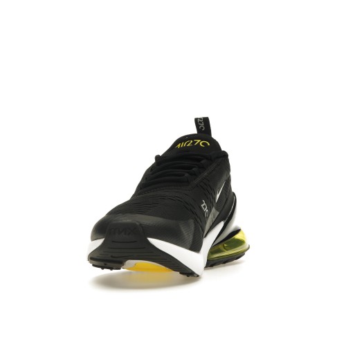 Кроссы Nike Air Max 270 Black Opti Yellow - мужская сетка размеров