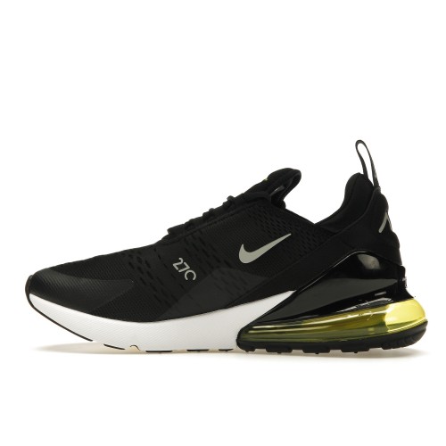 Кроссы Nike Air Max 270 Black Opti Yellow - мужская сетка размеров