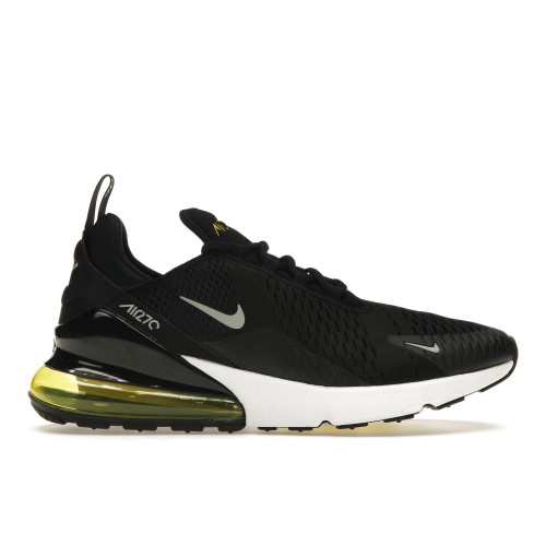 Кроссы Nike Air Max 270 Black Opti Yellow - мужская сетка размеров