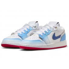 Подростковые Jordan 1 Low SE University Blue Gradient (GS)